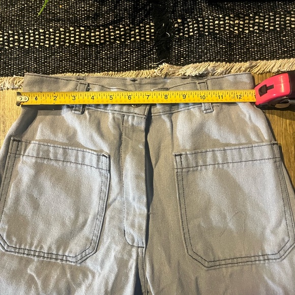 Vintage Navdunagree Utility Flare Light Wash Jeans. - Picture 10 of 13